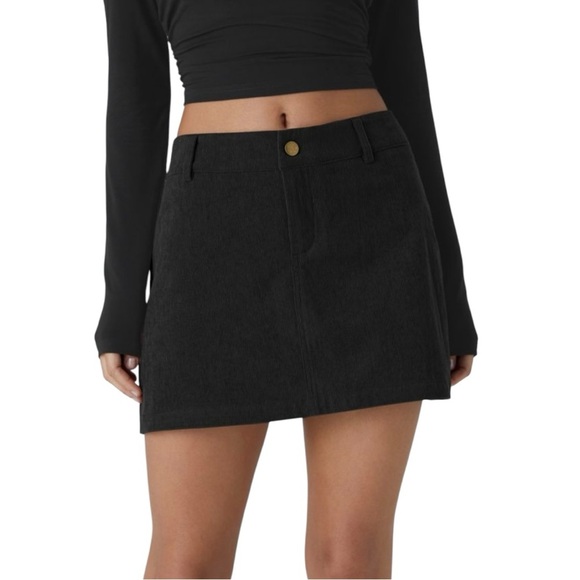 Halara Mid Low Rise Casual Manners A Line Mini  Corduroy Sporty Skort Large - Picture 1 of 11